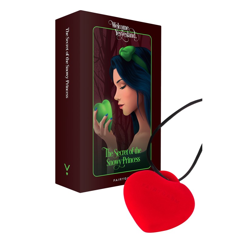 Stimulateur pendentif PleasureStone rouge - FairyGasm